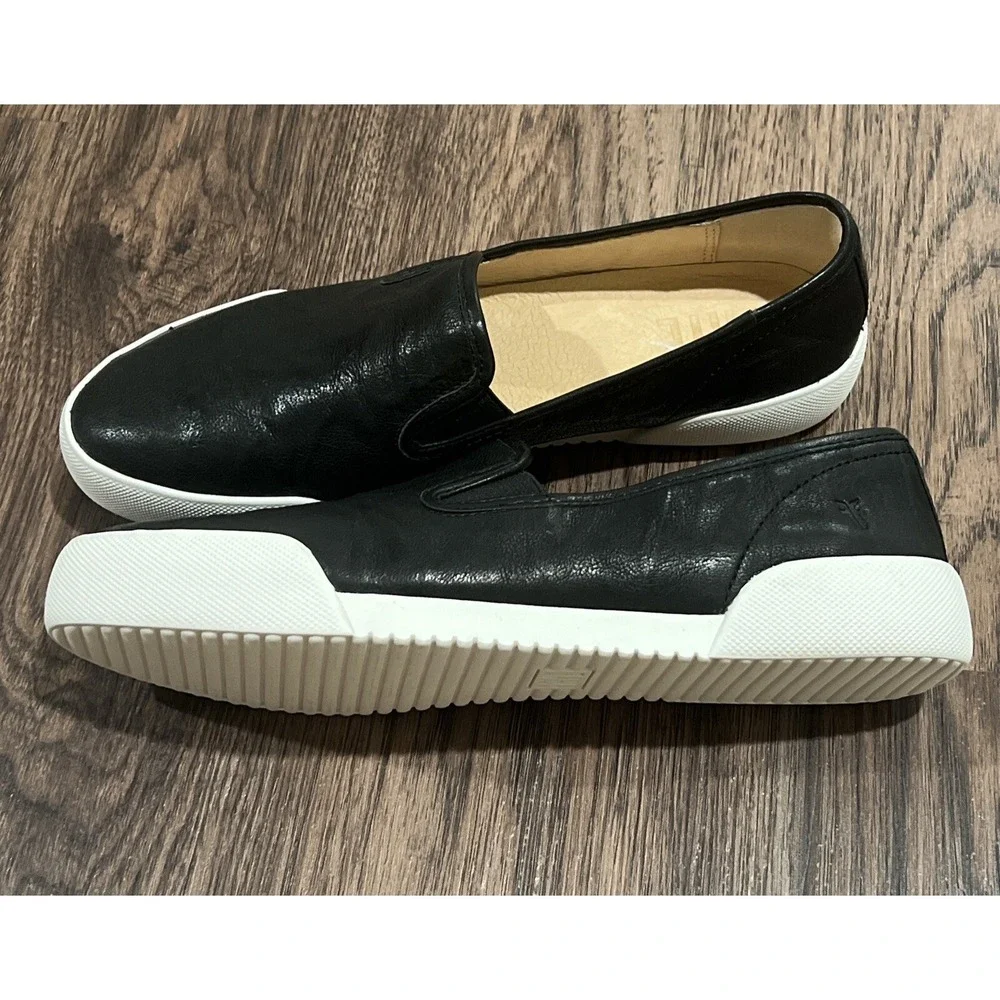 Frye Mia Slip On Sneakers Color Black Size 8